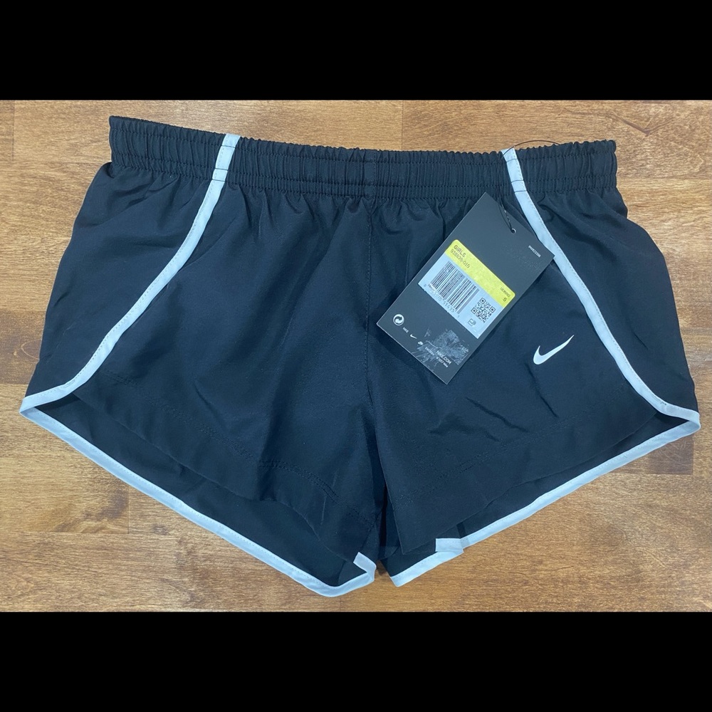 Nike Girls Sprinter Running Shorts Black, Small